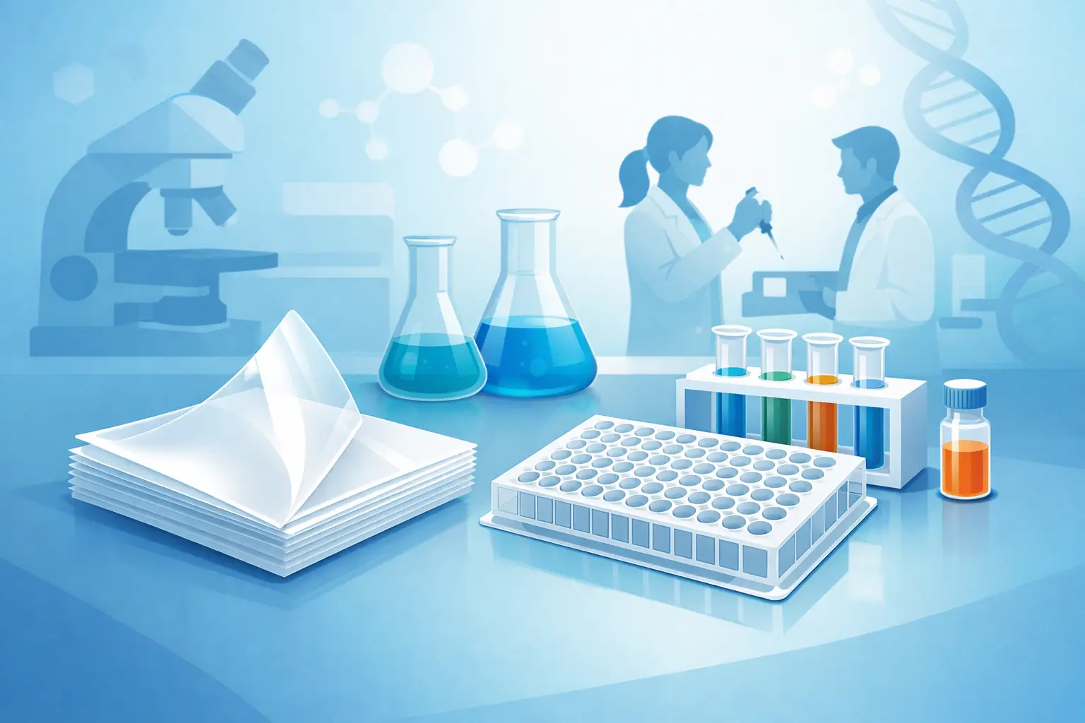 Clear Sealing Film for Lab Use That Performs